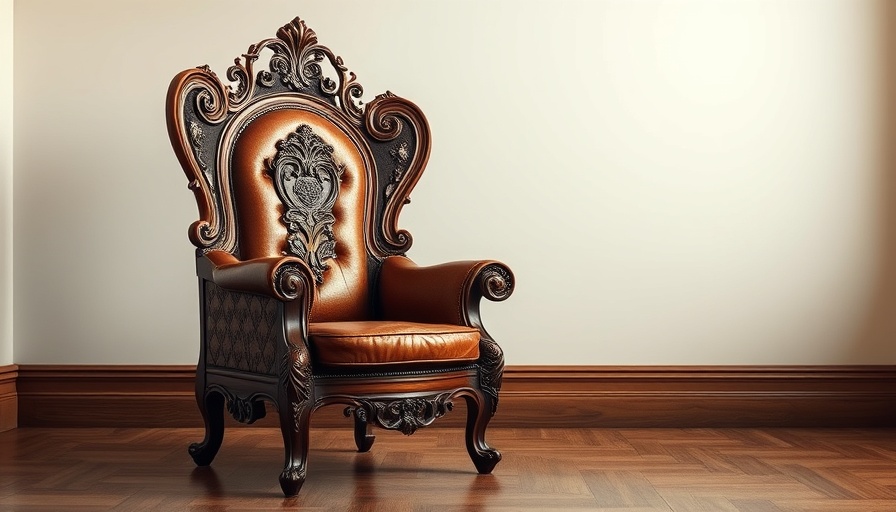 A vintage chair symbolizes expectations; Hiring a Superstar Can Backfire.