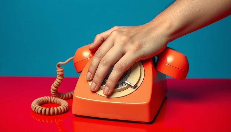 Concept of Why Employees Stay Silent When They See Warning Signs, hand on rotary phone.