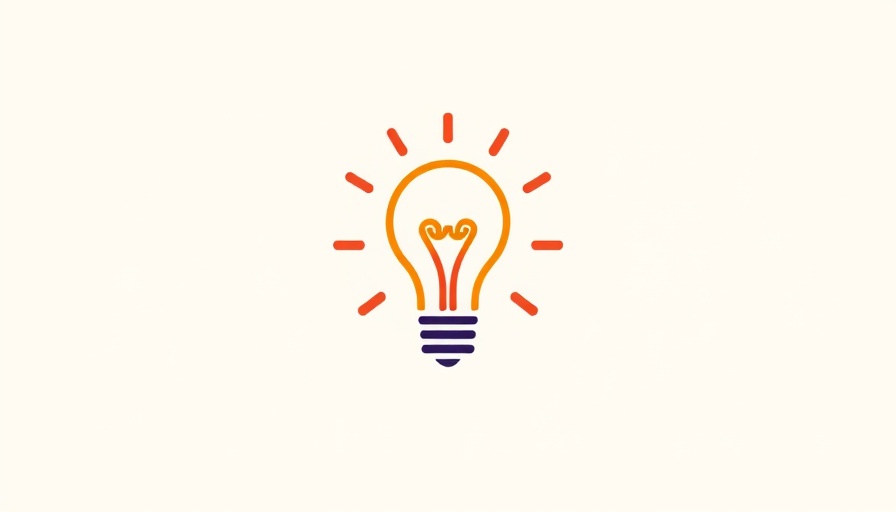 Minimalist light bulb logo symbolizing tech industry reboot in modern style.