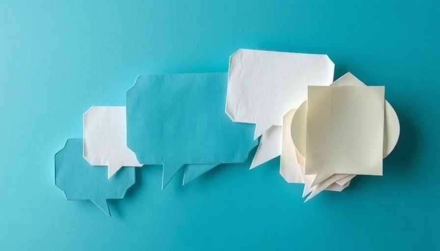 Layered paper speech bubbles for how to phrase your questions for honest answers.
