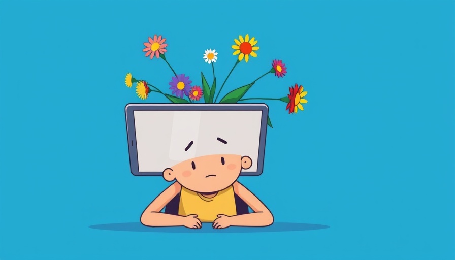 Minimalistic cartoon showing burnout from flexible schedule