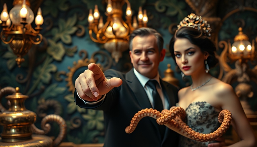 Midjourney Video Generator visual with man and elegant woman.