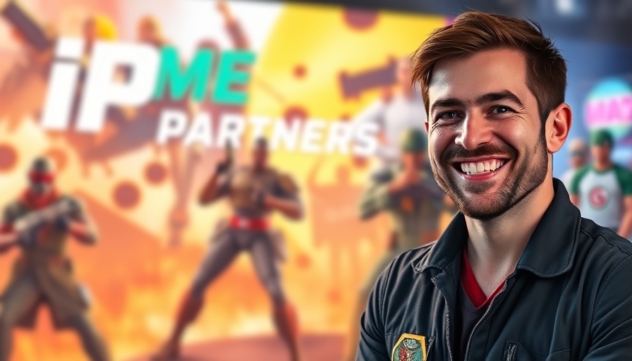 Poster for an IP Partner Program chat featuring a smiling man.