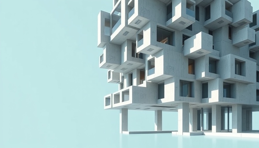 Modern abstract structure symbolizing AI Collective Decision-Making.