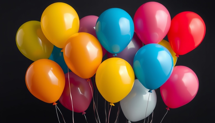 Colorful balloons symbolizing creativity in project management strategies.