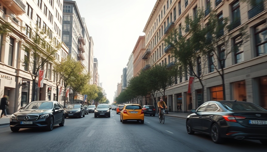 Twinmotion for AECO Projects showcasing urban street rendering.