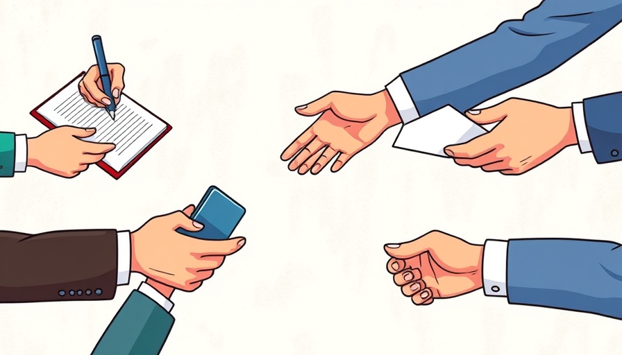 Illustration of hands in business activities, women in business concept.