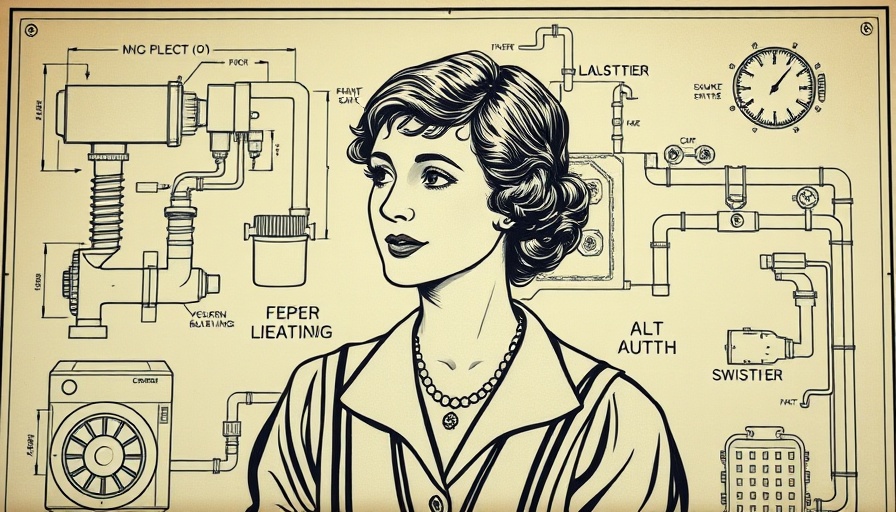 Alice H Parker and her central heating blueprint, highlighting her impact.