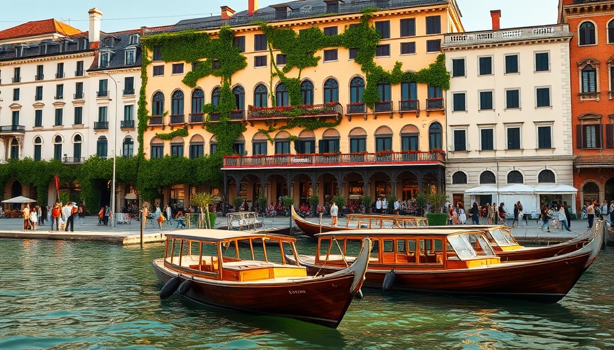 Venetian Lagoon travel inspiration: Elegant hotel and water taxis