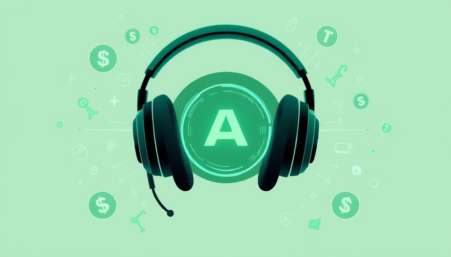 AI-driven headset with currency symbols, Women entrepreneurs leveraging AI in sales.