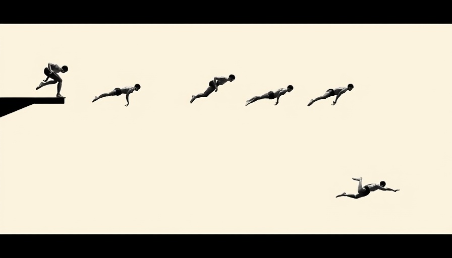 Artistic diver sequence illustrating Power of Being an Amateur
