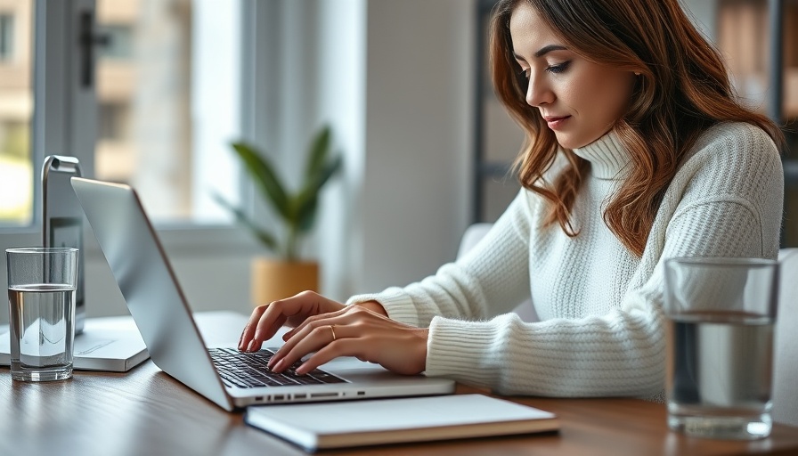 Woman studying Free Online Courses for Women in Technology at home.