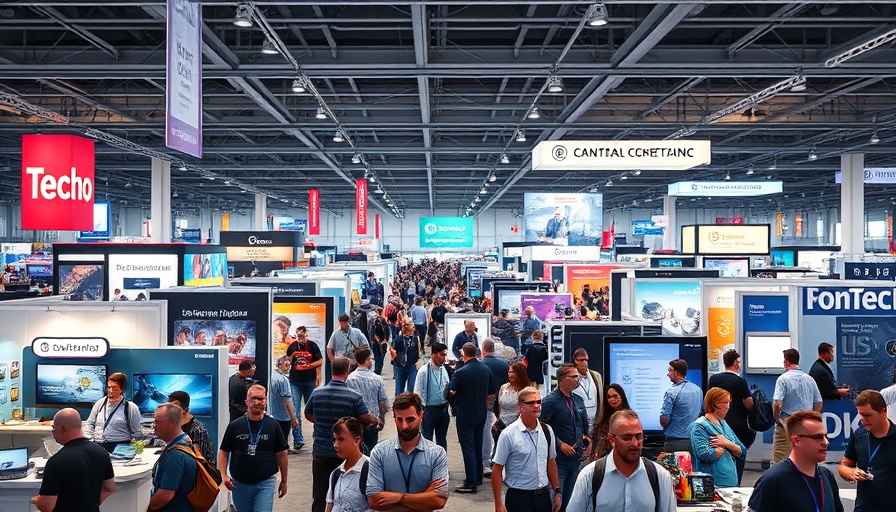 WordCamp US 2025 vibrant convention with booths and attendees.