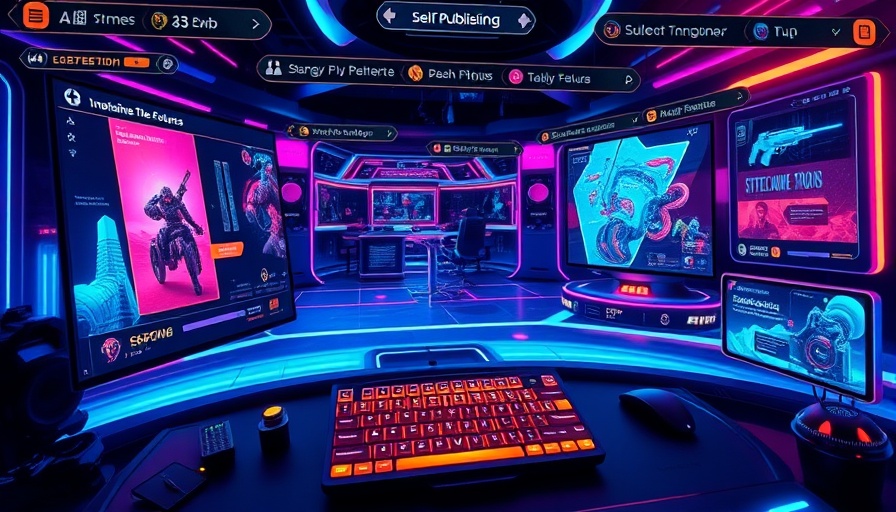 Dynamic gaming interface for self-publishing to the Epic Games Store.