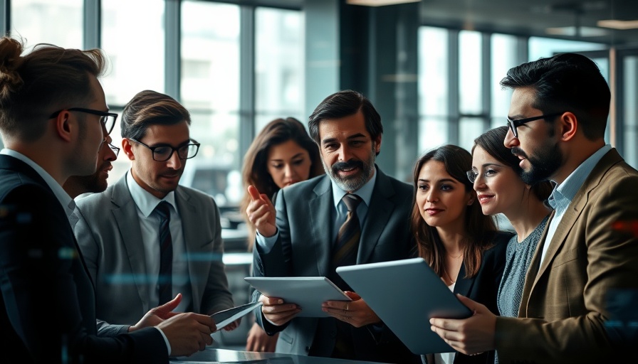 Diverse business team discussing, highlighting gender diversity in business teams.