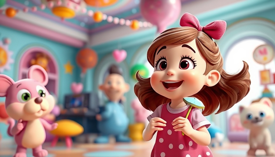 One Asset Infinite Media in vibrant cartoon scene at Unreal Fest.