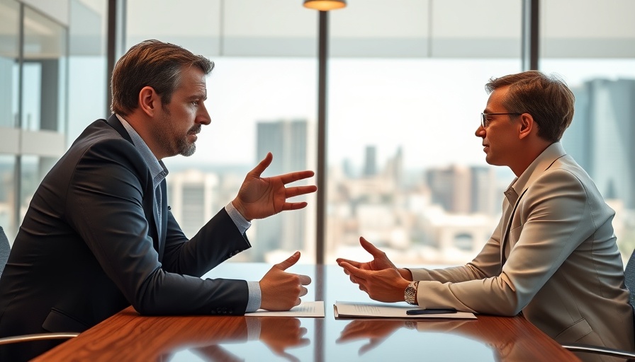 Professionals negotiating at a conference table to become a better negotiator.