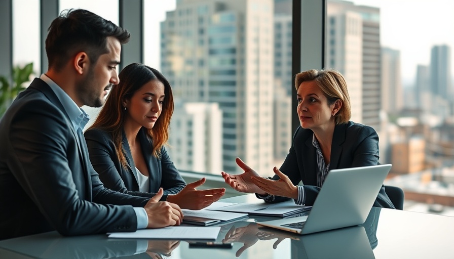 Professionals honing negotiation skills in a modern office setting.