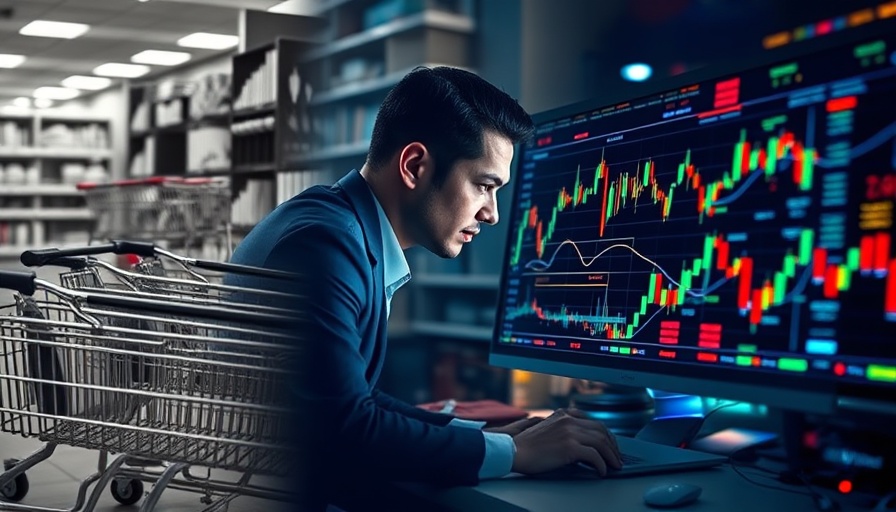 Collage representing weak signals in business with charts and graphs.