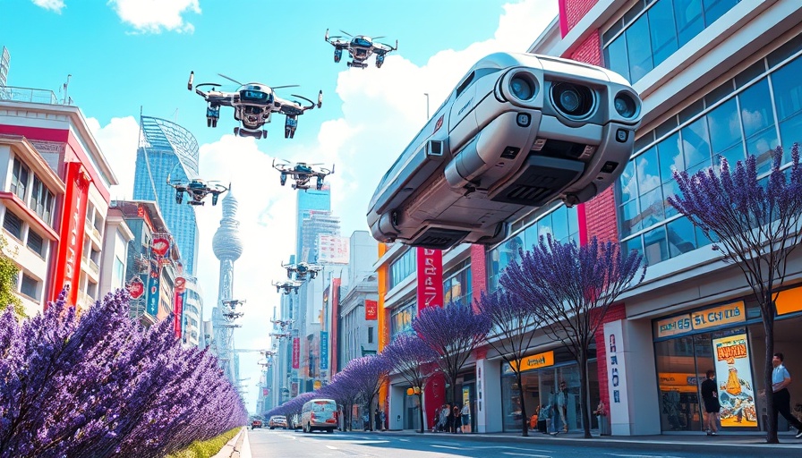 Futuristic city scene from Unreal Fellowship promo.