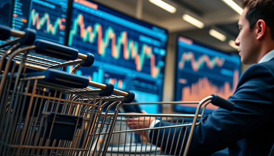 Business signals collage with charts and analytics for weak signals in business.