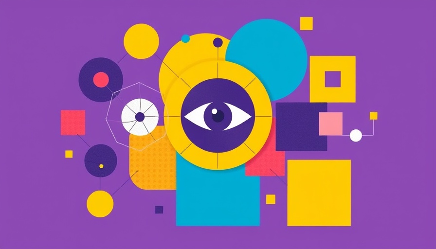 Abstract network design with central eye represents successful AI pilots