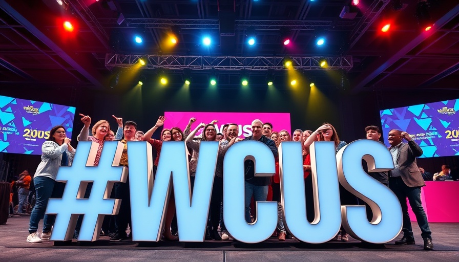 WordPress Campus Connect group posing at conference.