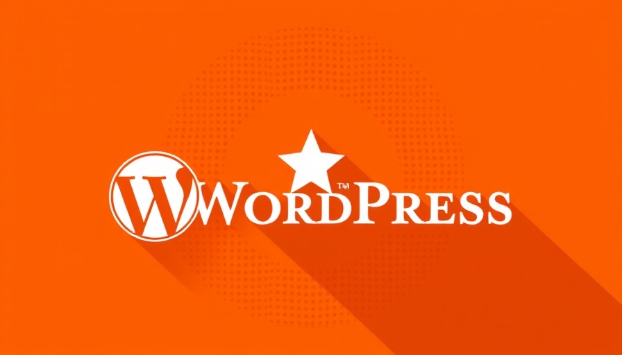 Stylized WordPress icons on vibrant background, WordPress block developer