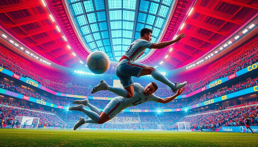 Dynamic football action scene created in Unreal Engine for Game Development.