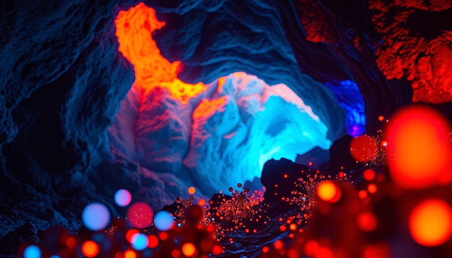 Avowed GPU Technology Insights graphic featuring a neon-lit cave.