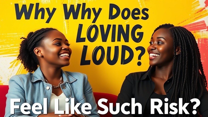 Two smiling young women discussing vulnerability in relationships against a vibrant backdrop.