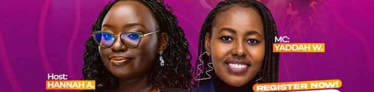 Young and Branded Podcast Uganda Africa hosts in modern studio with branded background