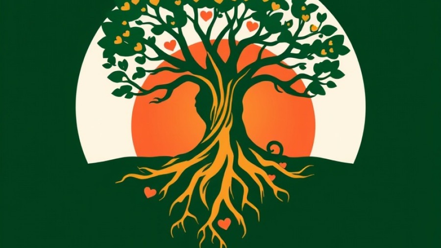 Sophisticated logo for Refugee Roots with African map and baobab tree symbolizing empowerment.