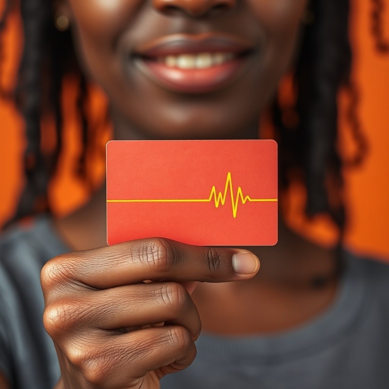 TikTok Congressional Ban, hand holding a card with red design.