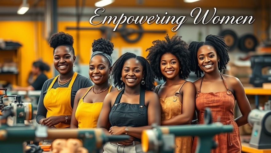 Empowering diaspora women entrepreneurs in manufacturing, highlighting economic empowerment.