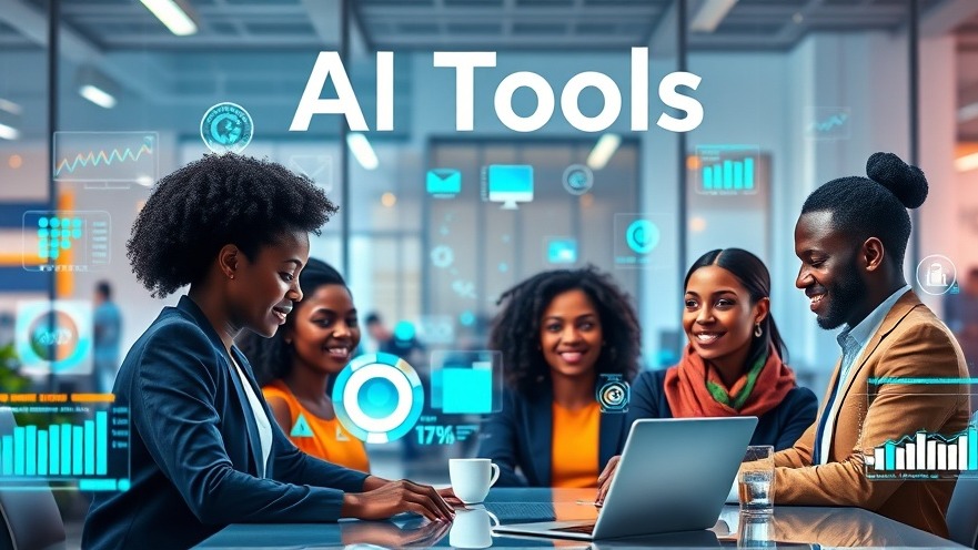 African professionals collaborating in a vibrant office, showcasing artificial intelligence in Africa.