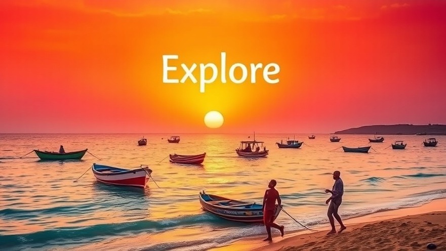 Explore Eritrea travel opportunities: Vibrant sunset at Northern Red Sea coastline.