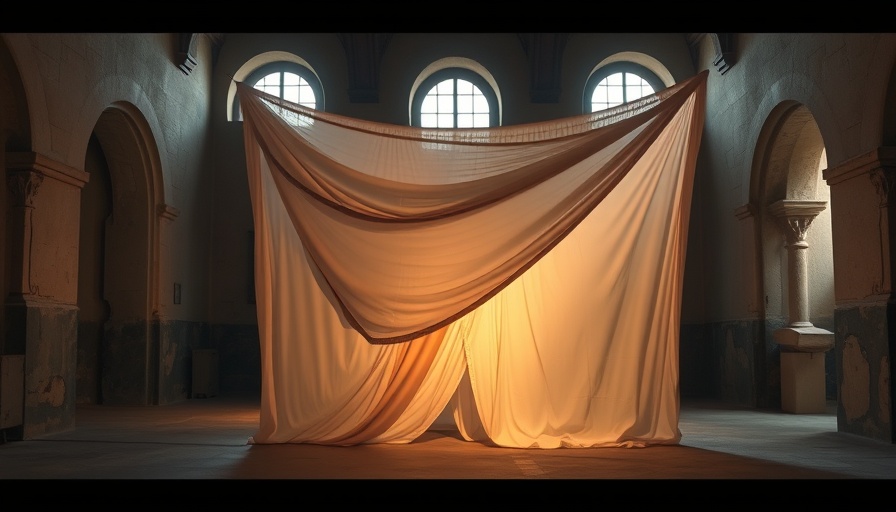 Intriguing art installation at Dream City Biennale in historic setting.