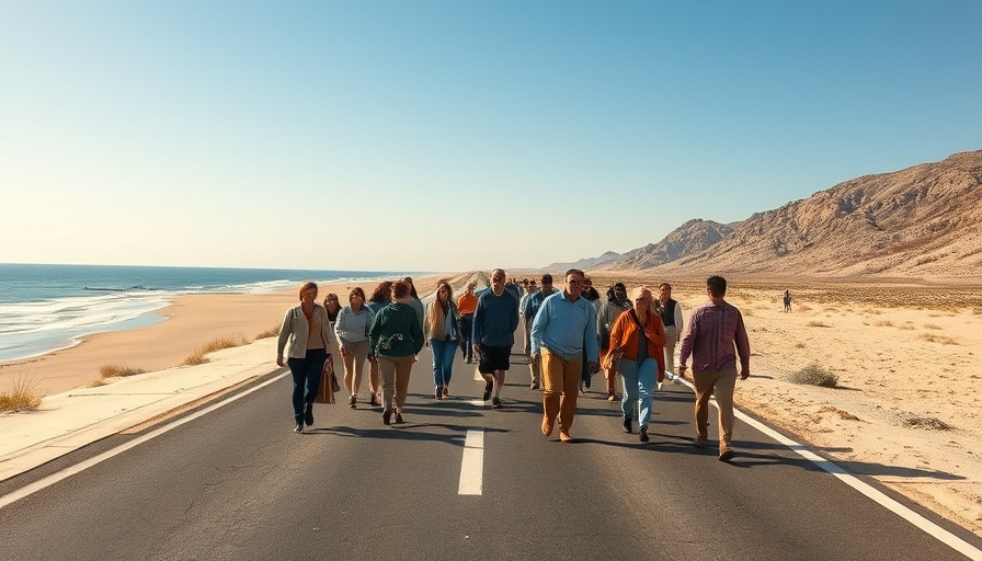 Palestinians return to Gaza along coastal road amid ceasefire.