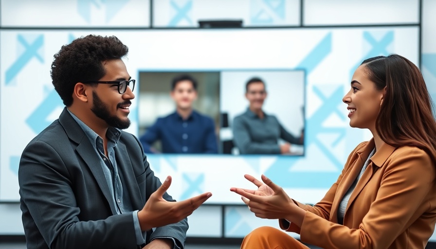 Gen Z Cyber Threats discussion in professional virtual interview setup.