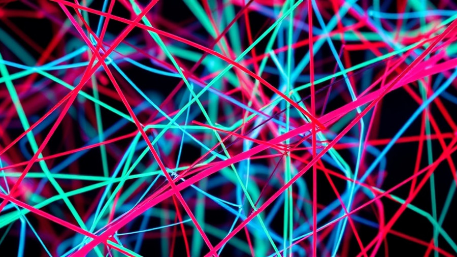 Vibrant abstract lines pattern symbolizing cross-border payments in Africa