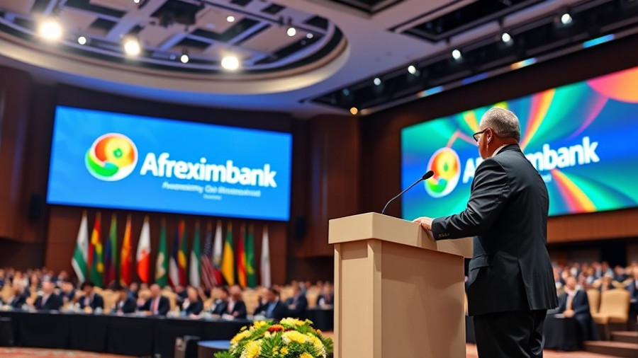 Afreximbank conference leadership transition event.