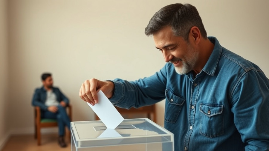 Ivory Coast presidential election results: man voting, placing ballot in box.