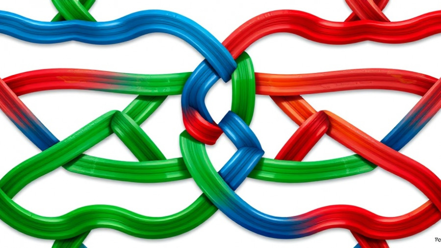 Abstract symbol of unity in vibrant colors, related to Africa CDC Mpox vaccine donation.