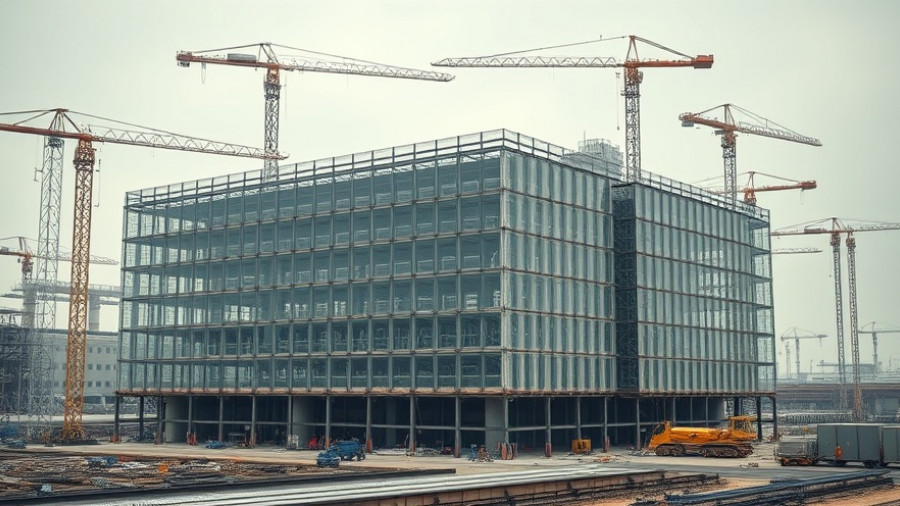 Innovative industrial facility construction reflecting Africa climate action progress