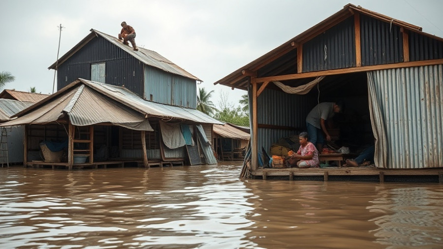 Hurricane Melissa impact on Caribbean, flooding and roof repair.