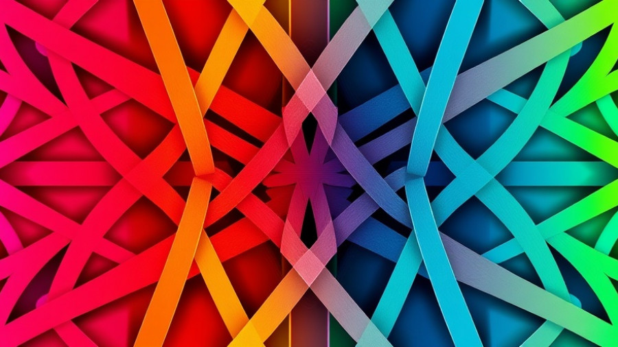 Abstract design of colorful intersecting lines symbolizing Tanzania electoral reform.