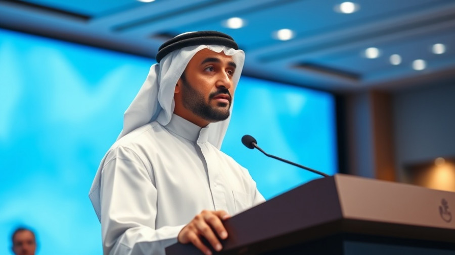 Arab leader at conference discussing UAE Sudan crisis response