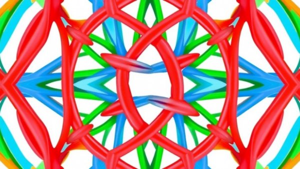 Abstract interwoven pattern symbolizing connectivity and complexity.