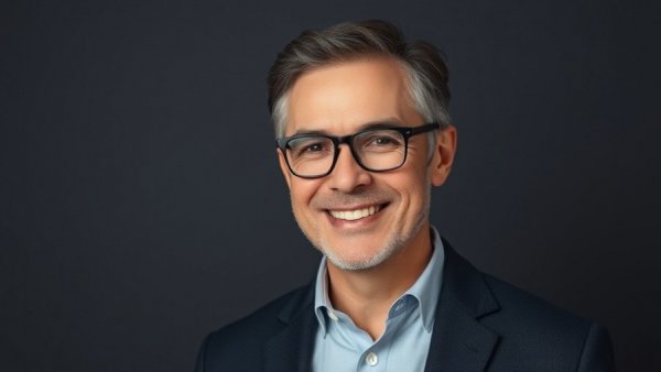 Confident man in glasses illustrates Africa’s payment future.